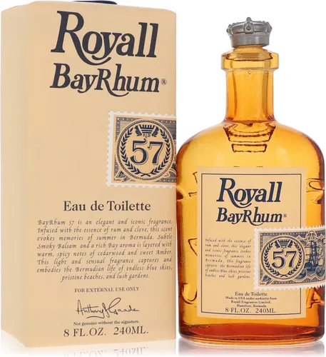 Royall Fragrances Royall Bay Rhum 57 Eau de Toilette 240 ml - Eau de Cologne mit einem einzigartigen karibischen Rum-Duft, perfekt für Männer, die einen frischen und maskulinen Duft suchen.