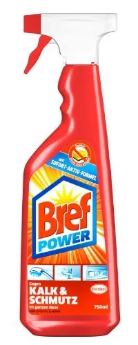 Bref Power gegen Kalk & Schmutz, Bad Reiniger, 2er Pack (2 x 750 ml) by Bref
