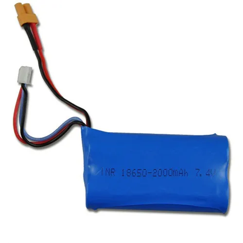Amewi Modellbau-Akkupack 7.4 V 2000 mAh Racingpack - Modellbau Akkupack mit 2000 mAh Kapazität und XT30 Anschluss, ideal für leistungsstarke Modelle und lange Fahrzeiten.