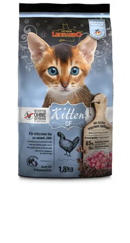 Leonardo Kitten GF 1,8Kg (EUR 11,66 / kg) getreidefreies Kätzchen Trockenfutter