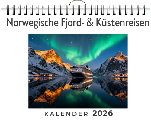 Jonah Friedrich | Norwegische Fjord- & Küstenreisen | Kalender | Deutsch | 2026