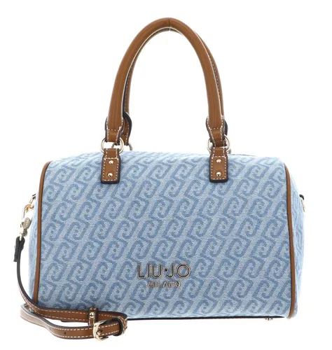 Liu Jo Evrim S Handtasche - Damen in Hellblau - Elegante Liu Jo Evrim S Handtasche aus hochwertigem Canvas in einem trendigen dusty blue. Ideal für stilvolle Auftritte und vielseitige Kombinationsmöglichkeiten.