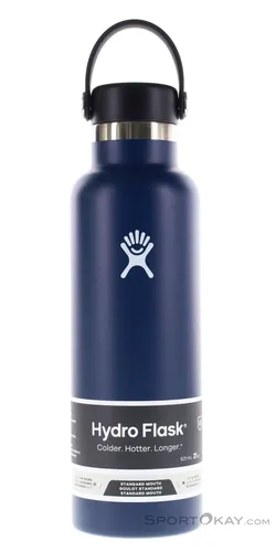 HYDRO FLASK - Isolierte Trinkflasche 621ml aus Edelstahl - Thermosflasche mit doppelwandiger Vakuumisolierung, hält Getränke bis zu 24h kalt und 12h warm. Auslaufsicherer Deckel und spülmaschinenfest für einfache Reinigung.
