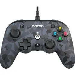 Nacon Xbox Compact Controller PRO Camo Urban - Schwarz/Grau - Der Nacon Xbox Compact Controller PRO bietet anpassbare Steueroptionen für Xbox Series X|S, Xbox One und PC. Mit Dolby Atmos® Unterstützung und einem 3 Meter langen USB-Kabel erleben Gamer ein individuelles Spielerlebnis.