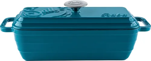 Sallys Gusseisen Brotbackform Baba in petrol von Sallys