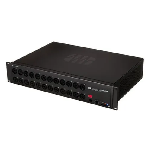 StudioLive Series III SE 24R - 40-Kanal Digital Rack Mixer für Live- und Studioanwendungen, ausgestattet mit 24 hochwertigen Mikrofonvorverstärkern und 64x64 USB Audio Interface für flexibles Mehrspur-Recording.