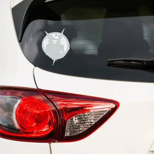 Vendetta Mittelgrau Matt Aufkleber 10x13cm Folie Sticker Auto Maske Anon R106