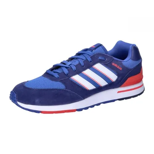 adidas Herren Sneaker Run 80s Dkblue/FtwWht/BriRed 40 2/3