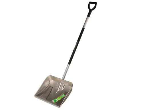 Freund 2000530 Aluminium Schneeschieber 52 cm - Robuster Schneeschieber mit Aluminiumkante und verstärktem Blatt, ideal für effizientes Schneeräumen in Wintermonaten.