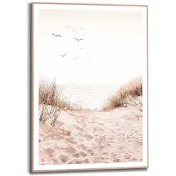 Reinders! Kunstdruck Dünen – Beige Rechteckig in beige von Reinders