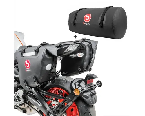 Bagtecs Satteltaschen Set für Suzuki GSX-S 750 - Praktisches Set aus wasserdichten Satteltaschen und Hecktasche für Suzuki GSX-S 750. Ideal für sicheres und flexibles Gepäck auf Touren.