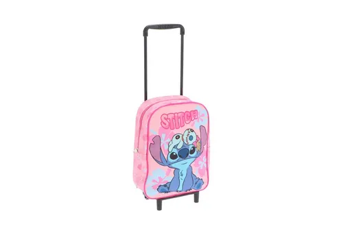 Lilo & Stitch Trolley-Rucksack - Rucksäcke – rollbar & praktisch für kleine Disney-Fans, ideal für Schule und Ausflüge mit fröhlichem Stitch-Design und bequemem Tragekomfort.