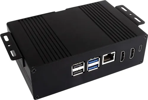 WaveShare Aluminium Multifunktionsgehäuse für Raspberry Pi 5 (WV27833)