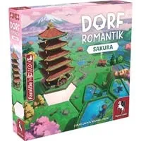 Pegasus Spiele 51243G Dorfromantik Sakura - Gesellschaftsspiel, ideale Unterstützung für Spiel und Phantasie, blendfreie Oberfläche und perfektes Geschenk