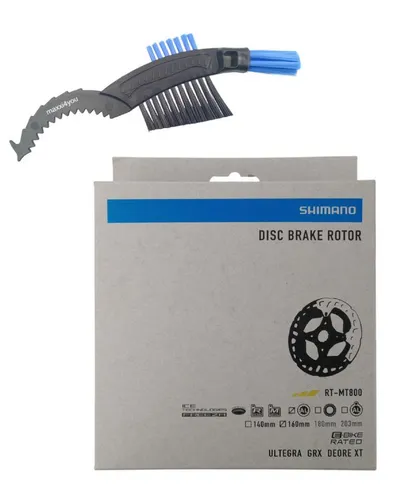 maxxi4you Scheibenbremse Shimano Bremsscheibe Deore XT RT-MT800 160mm Silber-Schwarz inkl. KB