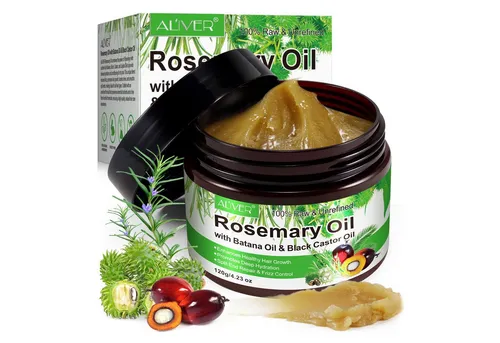ALIVER Haaröl Rosmarinöl Batana Öl Rizinusöl Castor Öl Haarwachstum Vegan, 1-tlg., Rosmarin, Rizinus, Batana, Haarwachstum, Haarpflege