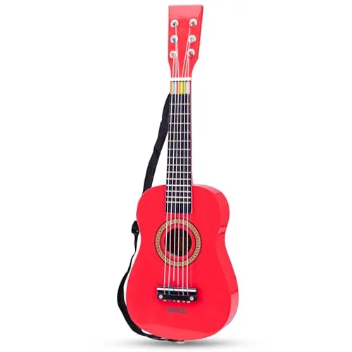 New Classic Toys Gitarre (Holz) – Kinder‑Spielzeug‑Gitarre