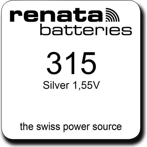 Produktbild Watch Renata 315 Uhrenbatterie SR716SW 0 % Mercury 1,55 V Battery 1er Blister