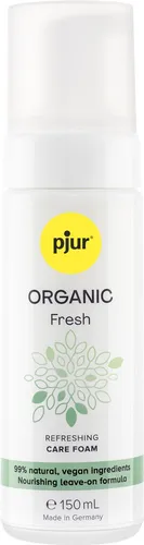 150ml Pjur ORGANIC Fresh - Papiertuch in feuchtes Reinigungstuch verwandeln