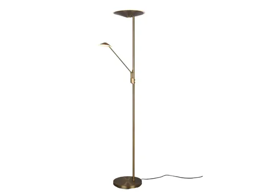 TRIO Leuchten LED Deckenfluter mit Memory- und Dimmfunktion in gold von TRIO Leuchten