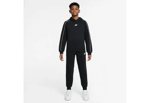 Nike NSW CLUB Trainingsanzug Kinder, Größe 122/128 - Kleidung für Kinder, weiches Sweatmaterial für Komfort; Jacke mit Kapuze und Raglanärmeln für optimale Bewegungsfreiheit.