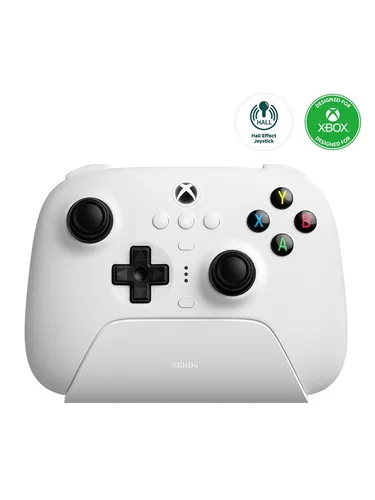 8Bitdo Ultimate 3-mode Controller Xbox Hall Effect Edition - Weiß - Gaming-Zubehör für Xbox, Windows und Android mit Hall-Effekt-Joysticks für höchste Präzision und Empfindlichkeit. Ideal für plattformübergreifendes Spielen.