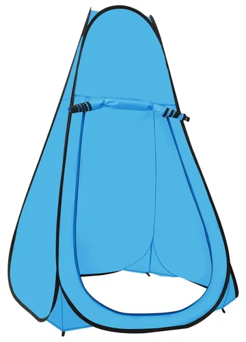 vidaXL Pop-Up Duschzelt Blau