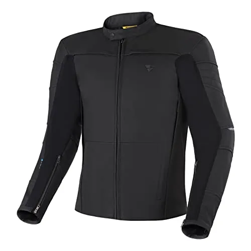SHIMA SHADOW TFL Motorradjacke Herren - Premium Biker-Lederjacke mit CE Protektoren - Funktionsjacken mit TFL Cool-Beschichtung für optimale Kühlung, CE-Protektoren für Sicherheit und elastische Einsätze für höchsten Tragekomfort.