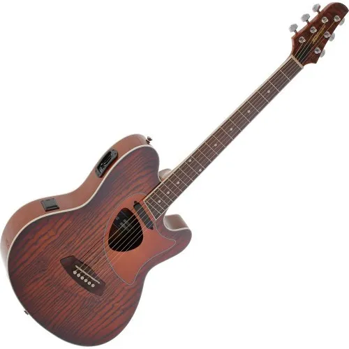 Ibanez TCM50-VBS Vintage Brown Sunburst - Talman-Serie E-Gitarre mit gemaserter Esche und Ibanez AP2 Pickup, ideal für vielseitige Musikstile und kreatives Spielen.