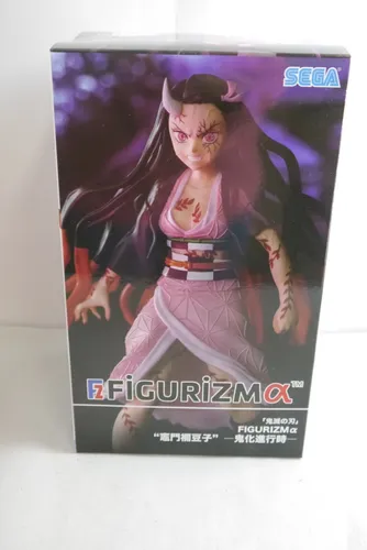Sega Demon Slayer Nezuko Kamado Figur - PVC Statue 21 cm - Demon Slayer - Nezuko in Dämonenform, ca. 21 cm, hochwertiges PVC-Material, ideal für Sammler und Fans, offiziell lizenziertes Merchandise.
