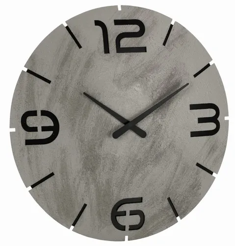 Analoge Design Funk-Wanduhr Contour 350 mm in schwarz von TFA Dostmann