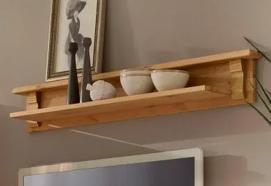 Home affaire Wandregal Anna, 125 cm aus massiver Kiefer in beige von Home Affaire