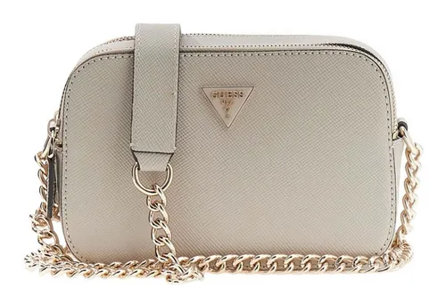 Guess Umhängetasche Crossbody Camera Bag grau - Stylische Crossbody Umhängetasche in Grau, ideal für den Alltag. Mit 130 cm Schulterriemen und praktischem Zipper-Verschluss bietet sie ausreichend Platz für Ihre Essentials.