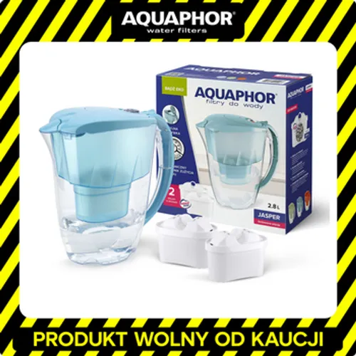 Dzbanek filtrujący Aquaphor Jasper 2,8l + 2 wkłady Maxfor+. Kolor 4744131015088