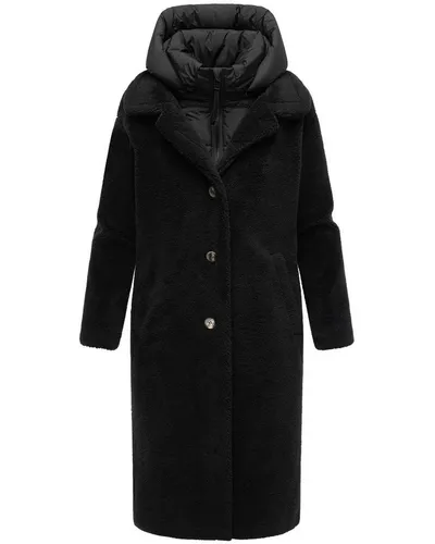 Navahoo Wintermantel Teddyzauber 14 Plüschmantel aus Teddyfleece mit abnehbmarem Krageneinsatz