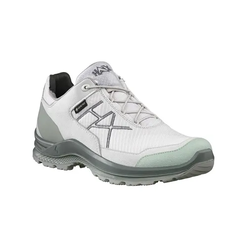 Haix Black Eagle Adventure 3.0 GTX low - Outdoor Schuh in Weiß/Grau, Größe 41.5 - Wanderschuhe, ideal für Abenteuer! Der Haix Black Eagle Adventure 3.0 bietet wasserdichtes GORE-TEX® und eine rutschfeste Gummisohle für optimale Haftung auf jedem Terrain.
