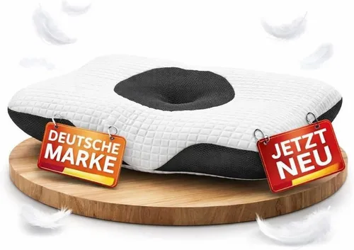 Ergonomisches Kopfkissen aus Memory Foam für Seitenschläfer
