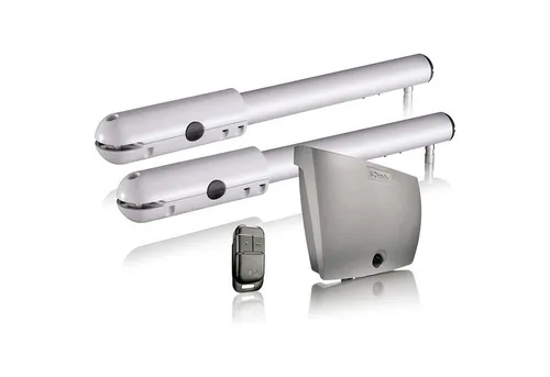 Somfy 2400780 - SGS 201 RTS Motorisierung für Drehtor - Tore-Zubehör für Flügeltore bis 200 kg, einfache Installation mit Keypop-Fernbedienung, schneller 90°-Öffnung in 20 Sekunden und TaHoma-Kompatibilität für smartes Wohnen.