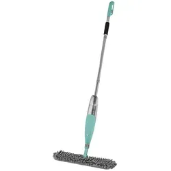 CleanMaxx Spray-Mopp - türkis/petrol, flexibler Teleskopstiel - Sonstige Reinigungsgeräte, mit abnehmbarem 700 ml Tank und Sprühfunktion für müheloses Reinigen ohne Putzeimer.