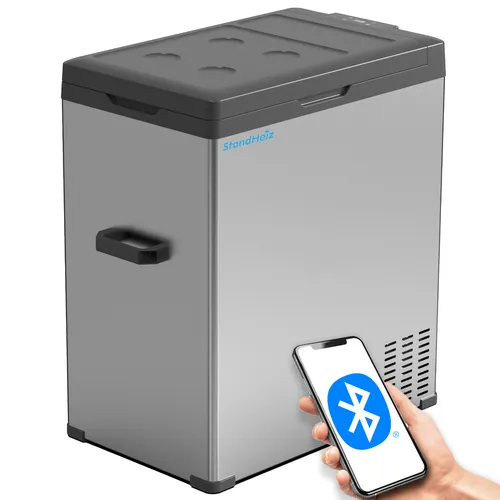 50L Kompressor Kühlbox elektrisch Auto Gefrierbox Camping Kühlschrank StandHeiz