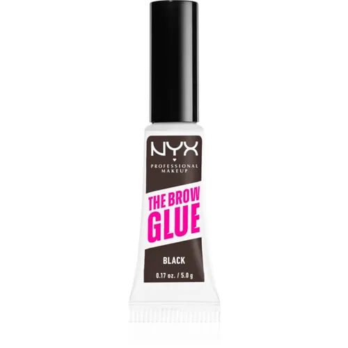 NYX Professional Makeup The Brow Glue Augenbrauen-Gel Farbton 05 Black 5 g