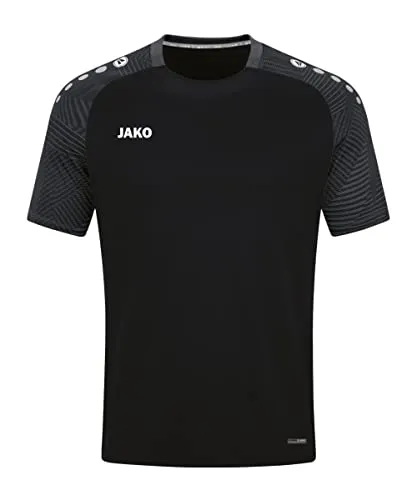 JAKO Kinder Shirt Performance - Atmungsaktives T-Shirt für Kinder, aus 100% recyceltem Polyester, ideal für Sport und Freizeit, mit schnelltrocknendem Micro-Mesh und stylischem Jacquard-Design.