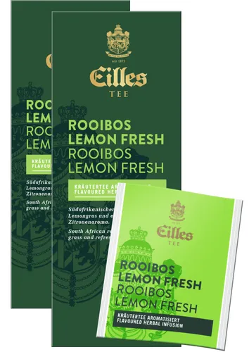 GOURVITA DE EILLES TEE Teebeutel Rooibos Lemon Fresh, Sparpack mit 2x25er Box 1694