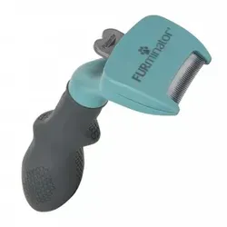 FURminator Undercoat deShedding Tool für langhaarige Katzen - Effektives Entfilzen und Entfernen von Unterwolle, ideal für langhaarige Katzen und zur Reduzierung von Haaren in Ihrem Zuhause.