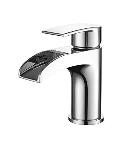 Wasserfall Niederdruck Waschtischarmatur Einhebelmischer - Elegante Waschtischarmatur 