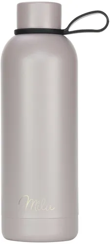 Milu Thermosflasche 500ml - Auslaufsichere Edelstahl Thermo Trinkflasche mit doppelwandiger Isolierung - Thermobehälter mit TOP ISOLIERUNG: Getränke bleiben bis zu 12 Stunden warm oder 24 Stunden kalt. Ideal für unterwegs und kohlensäurehaltige Getränke. Inklusive Reinigungsbürste für einfache Pflege.