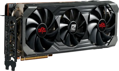 PowerColor Red Devil AXRX 6900XTU 16GBD6-3DHE/OC Grafikkarte - Grafikkarten - Leistungsstarke AMD Radeon RX 6900 XT mit 16 GB GDDR6, beeindruckender Kühlung und RGB-Beleuchtung für ein ultimatives Gaming-Erlebnis in 4K und VR.
