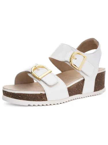 ara Damen NORDERNEY Sandale, Weiss, 37 EU - Wanderschuhe mit High Soft-Technologie für optimalen Komfort und Unterstützung bei jedem Schritt.