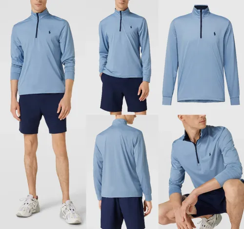POLO RALPH LAUREN GOLF Half Zip Sweater Sweatshirt Jumper Pulli Pullover Pony L