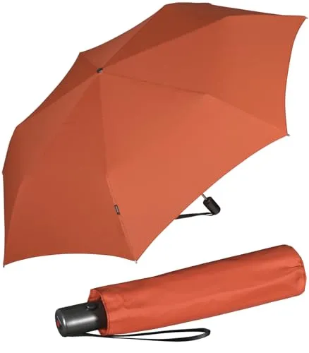 Knirps Taschenschirm Slim Duomatic in orange von Knirps